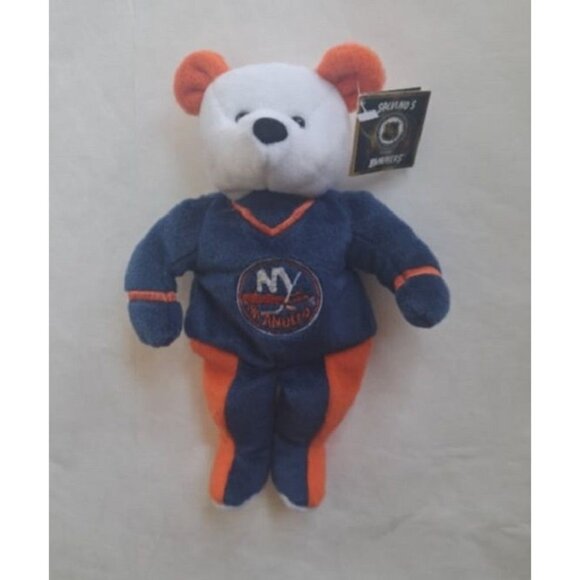 NHL Other - Licensed New York Islanders Bear Bean Beanie Plush Doll Hockey Team NWT Boomers